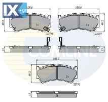 ΣΕΤ ΔΙΣΚΟΦΡΕΝΑ ΕΜΠΡ. SUZUKI  CBP3883 5581064G00 5581064G00DOM 5581064G01 5581064G10 5581064G11