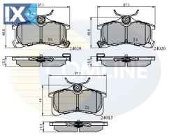 ΣΕΤ ΔΙΣΚΟΦΡΕΝΑ ΟΠΙΣΘ. TOYOTA  CBP3903 0446602010 0446602060 0446620130 446620130