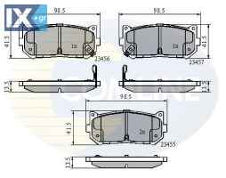 ΣΕΤ ΔΙΣΚΟΦΡΕΝΑ ΟΠΙΣΘ. KIA  CBP3906 0K2FC2628Z 0K2FC2628Z 0K9A02628Z
