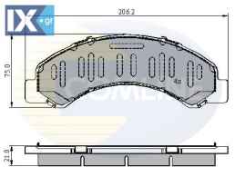 ΣΕΤ ΔΙΣΚΟΦΡΕΝΑ ΕΜΠΡ. ISUZU  CBP3918 0446537070 0446537090 0446537110 0446637030