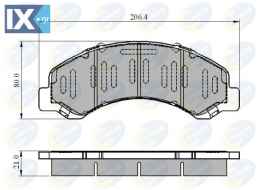 ΣΕΤ ΔΙΣΚΟΦΡΕΝΑ ΕΜΠΡ. ISUZU  CBP3919 8971686340 AKNS208HEF