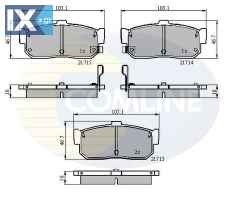 ΣΕΤ ΔΙΣΚΟΦΡΕΝΑ ΟΠΙΣΘ. NISSAN  CBP3955 440600N690 4406031U90 440604U090 4406054C91 4406061J91 4406063C90 440606E390 440606E391 4406073C90 4406073C91 4406075C90 4406078N91 440607E690 4406087N90 4406553F