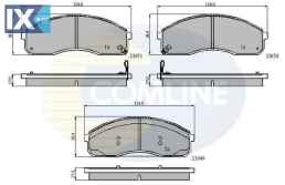 ΣΕΤ ΔΙΣΚΟΦΡΕΝΑ ΕΜΠΡ. ΚΙΑ  CBP3968 0K56A3323Z 0K56B3323ZA 0K58A3323Z 0K72G3328Z 0K75A3328Z 0K75B3328Z