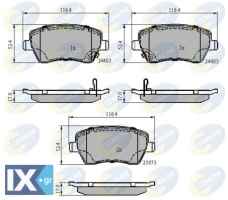 ΣΕΤ ΔΙΣΚΟΦΡΕΝΑ ΕΜΠΡ. SUZUKI-NISSAN  CBP3984 4308239 93192962 D10601HA0A D10601HA0B D10FM1HA0A D1M601HA0B 5581062J00 5581062J20