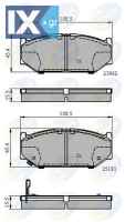 ΣΕΤ ΔΙΣΚΟΦΡΕΝΑ ΕΜΠΡ. SUZUKI  CBP3998 5581057K01 5581063J00 5581063J01
