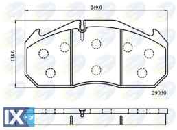 ΣΕΤ ΔΙΣΚΟΦΡΕΝΑ ΕΜΠΡ. ΟΠΙΣΘ. MAN  CBP9014MK
