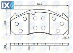 ΣΕΤ ΔΙΣΚΟΦΡΕΝΑ ΕΜΠΡ. ΟΠΙΣΘ. VOLVO  CBP9055MK