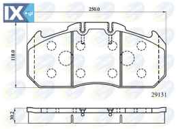 ΣΕΤ ΔΙΣΚΟΦΡΕΝΑ ΕΜΠΡ. MAN  CBP9058MK 81508206051
