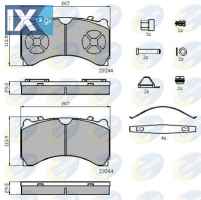 ΣΕΤ ΔΙΣΚΟΦΡΕΝΑ ΟΠΙΣΘ. MERCEDES  CBP9081K 0064201520 0064205320 A0064201520 A0064205320