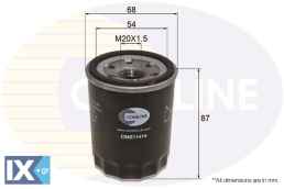 ΦΙΛΤΡO ΛΑΔΙΟΥ MAZDA-HYUNDAI-KIA (EOF074)  CMZ11414 12582255 4318092 649014 90485456 90541162 90541163 91151707 91151708 93156956 93182630 94314263 94316263 PW510577 PW510577E SMD360935 VOF225 VOF500 V