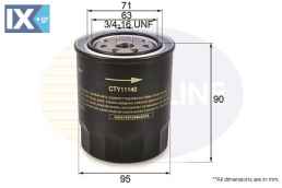 ΦΙΛΤΡΟ ΛΑΔΙΟΥ TOYOTA  CTY11140 1528487211 1540232090 1540232091 1552132430 1552132431 1732132430 1732132431 1940432430 1940432431 7000032091 J1560025010 0415264010 1150100073 1150100075 1150100313 115