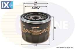 ΦΙΛΤΡΟ ΛΑΔΙΟΥ TOYOTA  CTY11141 0415203003 1560064020 9091503003 9091530001 90915300018T 9091550003