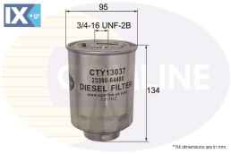 ΦΙΛΤΡΟ ΚΑΥΣΙΜΟΥ TOYOTA-VW-FORD-MAZDA-MIT  CTY13037 J2330364010 0423476010 2330356040 2330364010 2330364020 2330376021 2339024480 2339064480 164032SA00 1770A053 R2N513ZA5 R2N513ZA59A R2N513ZA5A9A WE011