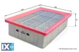 ΦΙΛΤΡΟ ΑΕΡΟΣ ALFA ROMEO-FIAT  EAF055 1444Q6 46481588 46520658 46812281 71736153 7768720 7786184 7786434 60811900 60813798 60814815 60815000