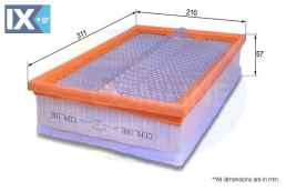 ΦΙΛΤΡΟ ΑΕΡΟΣ FORD - SEAT  EAF057 7M0129620A 7M0129620A 1017035 1102785 7236936 95VW9601BC 95VW9601DA 7M0129620A