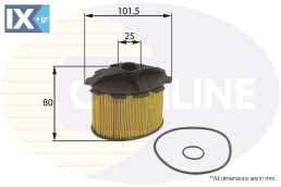 ΦΙΛΤΡΟ ΚΑΥΣΙΜΟΥ CITREON-PEUGEOT  EFF071 SU00100468 190648 190649 1906A9 190648 190649 1906A9 9628890680