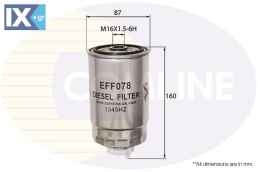 ΦΙΛΤΡΟ ΚΑΥΣΙΜΟΥ ALFA ROMEO-CITROEN-FIAT-  EFF078 190662 190663 190666 190667 1906C3 1906C7 190667 1906C3 46797378 60816460 9947340 60816460 0K2KB13480 0K2KK13483 0K2KK13483A K2KK13483