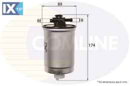 ΦΙΛΤΡΟ ΚΑΥΣΙΜΟΥ SEAT-VW  EFF089 1GD127401 6N0127401F 6N0127401G 6N0127401H 6N0127401F 6N0127401G 6N0127401H 6N0127401F 6N0127401G 6N0127401H