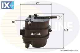 ΦΙΛΤΡΟ ΚΑΥΣΙΜΟΥ CITROEN-FORD-PEUGEOT  EFF122 SU00100696 SU00100775 SU00100794 Y40120490 Y40120490A Y40120490B 1148119 1152193 1383736 1383737 1575032 1677302 2S6Q9155AB 2S6Q9155AD 190166 190168 190175