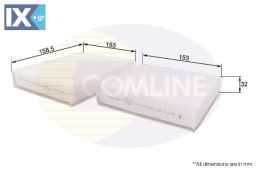 ΦΙΛΤΡΟ ΚΑΜΠΙΝΑΣ CITROEN-PEUGEOT  EKF101 1609428080 6447VY 1609428080 6447VY 647990 1609428080 6447VY