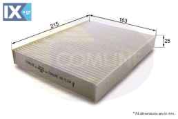 ΦΙΛΤΡΟ ΚΑΜΠΙΝΑΣ FIAT (TEΤΡΑΓΩΝΟ ΣΧΗΜΑ)  EKF102 1511109080 46723331 77362394