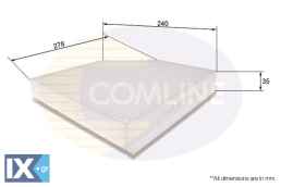 ΦΙΛΤΡΟ ΚΑΜΠΙΝΑΣ AUDI  EKF106 8K0819439 8K0819439