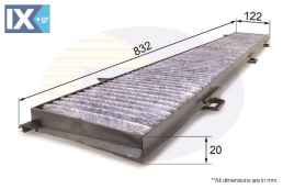 ΦΙΛΤΡΟ ΚΑΜΠΙΝΑΣ ΑΝΘΡΑΚΑ BMW  EKF107A 64316803970 64316946628 64316962549 64316962553 64319142115 64319313519