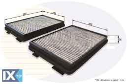 ΦΙΛΤΡΟ ΚΑΜΠΙΝΑΣ ΑΝΘΡΑΚΑ BMW  EKF110A 64110008138 64112182533 64118391198 64118391200 64119070073 64119216588 64312207985 64319069927