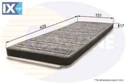 ΦΙΛΤΡΟ ΚΑΜΠΙΝΑΣ ΑΝΘΡΑΚΑ OPEL  EKF130A 1718044 90541317 905658793 91132361 9121625 1718044