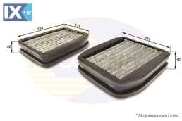 ΦΙΛΤΡΟ ΚΑΜΠΙΝΑΣ ΑΝΘΡΑΚΑ MERCEDES-BENZ  EKF135A 2118300818