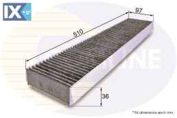 ΦΙΛΤΡΟ ΚΑΜΠΙΝΑΣ ΑΝΘΡΑΚΑ FORD  EKF155A 1115650 1119616 1349791 1451913 1713173 1S7J19G244AAHF 4S7J19G244AA 1S7H19G244 1X4H19G244 1X4H19G244BA C2S16861 C2S8622