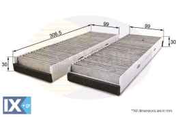 ΦΙΛΤΡΟ ΚΑΜΠΙΝΑΣ ΑΝΘΡΑΚΑ AUDI  EKF164A 4F0819439A 4F0819439C 4F0898438A 4F0898438B 4F0898438C 4F0819439A 4F0819439A