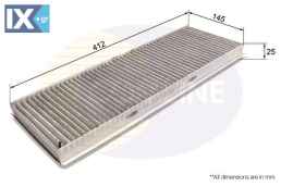 ΦΙΛΤΡΟ ΚΑΜΠΙΝΑΣ ΑΝΘΡΑΚΑ AUDI-SEAT-SKOD  EKF166A 1808608 6808616 911323367 1808608 93185194