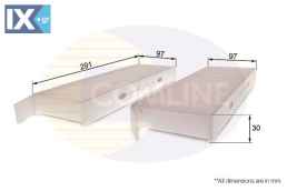 ΦΙΛΤΡΟ ΚΑΜΠΙΝΑΣ CITROEN - PEUGEOT  EKF170 6447XF 647992 9807746380 6447XF 647992 9807746380 1609998980 647992 9807746380