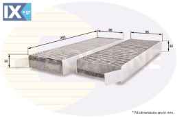 ΦΙΛΤΡΟ ΚΑΜΠΙΝΑΣ ΑΝΘΡΑΚΑ CITROEN - PEUGEO  EKF170A 3638979 6447XG 647993 9801448180 6447XG 647993 9801448180 6447XF 6447XG 647993 9801448180