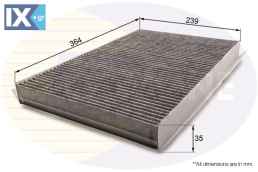 ΦΙΛΤΡΟ ΚΑΜΠΙΝΑΣ ΑΝΘΡΑΚΑ MERCEDES - VW  EKF175A 2E0819638A 9068300318 2E0819638A K68012876AA 68012876AA