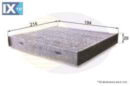 ΦΙΛΤΡΟ ΚΑΜΠΙΝΑΣ ΑΝΘΡΑΚΑ TOYOTA  EKF185A 8713950060 8713950100 1780087820000 8713950060 LR036369