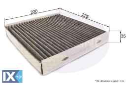 ΦΙΛΤΡΟ ΚΑΜΠΙΝΑΣ ΑΝΘΡΑΚΑ CITROEN-PEUGEOT  EKF193A 6447SZ 6479A2 6447SQ 6479A2