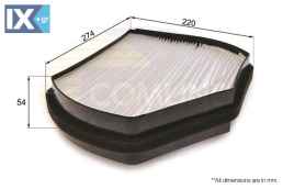 ΦΙΛΤΡΟ ΚΑΜΠΙΝΑΣ MERCEDES - CHRYSLER  EKF197 2028300018 2028300318 2108300618 2108300718 K05101439AA K5101438AA 05101438AA 05101439AA 5101438AA