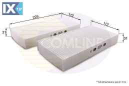 ΦΙΛΤΡΟ ΚΑΜΠΙΝΑΣ HONDA  EKF201 08292SCAE11 08R79S5A600 80292S50A01 80292S5A003 80292S5DA01 80292S6DG01 80292S6M901 80292SCAE11 80292SCAG01