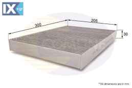 ΦΙΛΤΡΟ ΚΑΜΠΙΝΑΣ ΑΝΘΡΑΚΑ AUDI  EKF237A 4B0819439C 8E0819439C