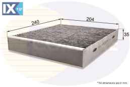 ΦΙΛΤΡΟ ΚΑΜΠΙΝΑΣ ΑΝΘΡΑΚΑ CHEVROLET -  OPE  EKF295A 13271191 1808246 52420930 1808246