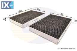 ΦΙΛΤΡΟ ΚΑΜΠΙΝΑΣ ΑΝΘΡΑΚΑ MERCEDES  EKF300A 2218300018 2218300318 2218300718