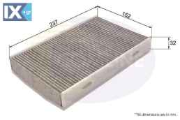 ΦΙΛΤΡΟ ΚΑΜΠΙΝΑΣ ΑΝΘΡΑΚΑ NISSAN-RENAULT  EKF305A 271T200A00 272774936R 272774936R