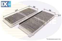 ΦΙΛΤΡΟ ΚΑΜΠΙΝΑΣ MAZDA (ΣΥΣΚ 2 TMX)  EKF337A2 D65161J6X D65161J6X9A