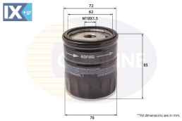 ΦΙΛΤΡΟ ΛΑΔΙΟΥ OPEL-SAAB  EOF002 6439929 93156245 93156300 93156954 94797406 95509857 96352845 96458873 96458873D VOF93 650381 650401 96395221 VOF93 5009285 5016786 1109A9 7701415070 MLS000530 4502696