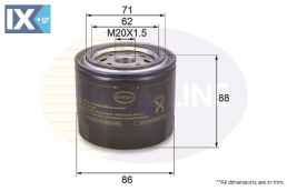 ΦΙΛΤΡΟ ΛΑΔΙΟΥ RENAULT  EOF071 642010020 7700073302 7700676302 7700695804 7700730077 7701349452 7708715147 8200007832 8983501901 30887496 3287990 32879900 3287999