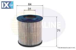 ΦΙΛΤΡΟ ΛΑΔΙΟΥ FORD  EOF268 U20214302 U2Y014302 1720612 BB3Q6744BA