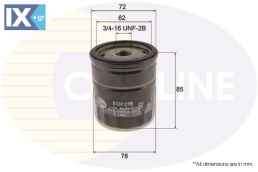 ΦΙΛΤΡΟ ΛΑΔΙΟΥ FORD-MAZDA  EOF273 WE0114302 WLY414302 1449182 6M346731AA