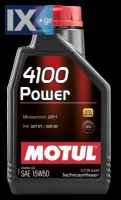 MOTUL 4100 POWER 15W50 12X1L  102773